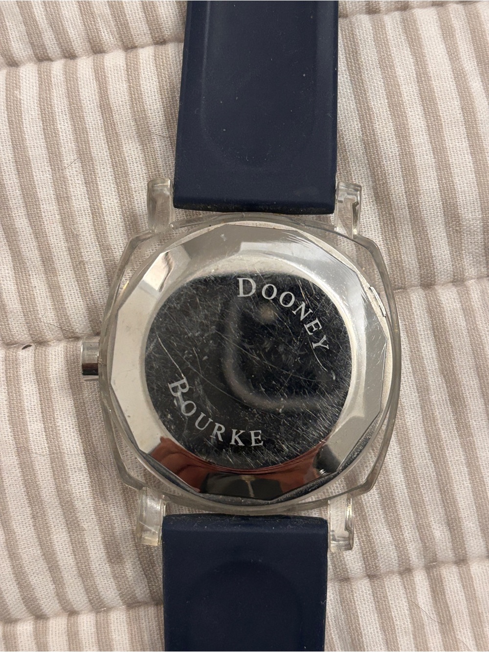 Dooney & Bourke White Dial Navy Strap Sport Watch - Picture 2 of 4